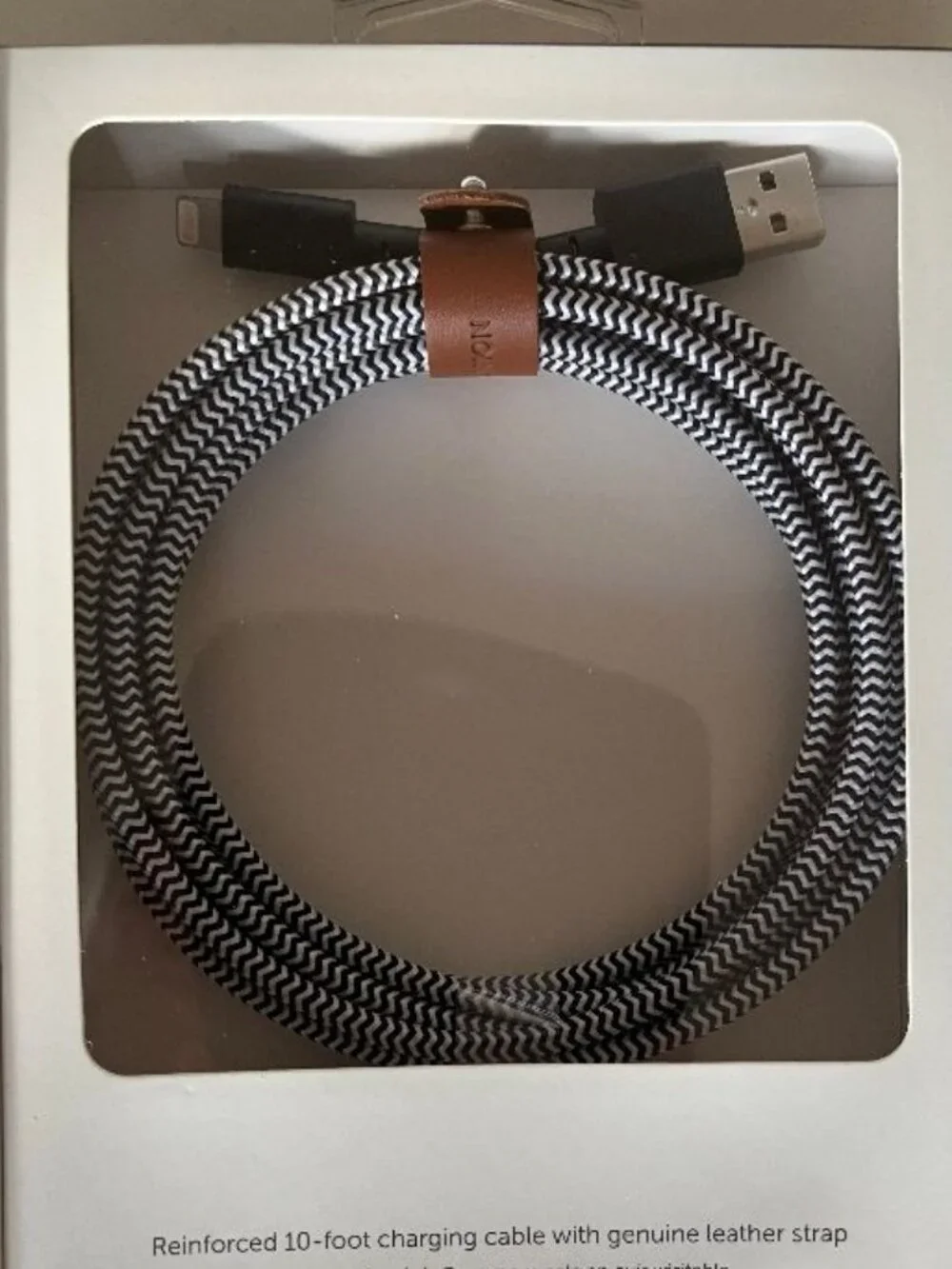 New Unopened Native Union 10 FT. Belt Cable for iPhone, iPad & iPod